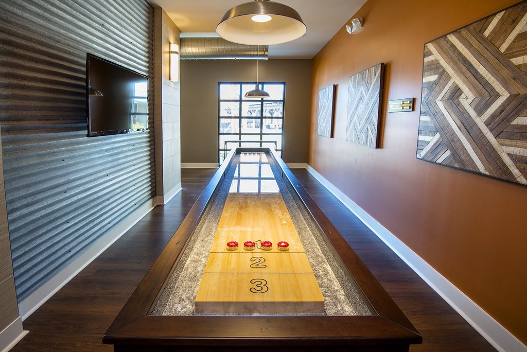 Shuffle Board at The Factory at Garco Park, North Charleston, SC, 29405