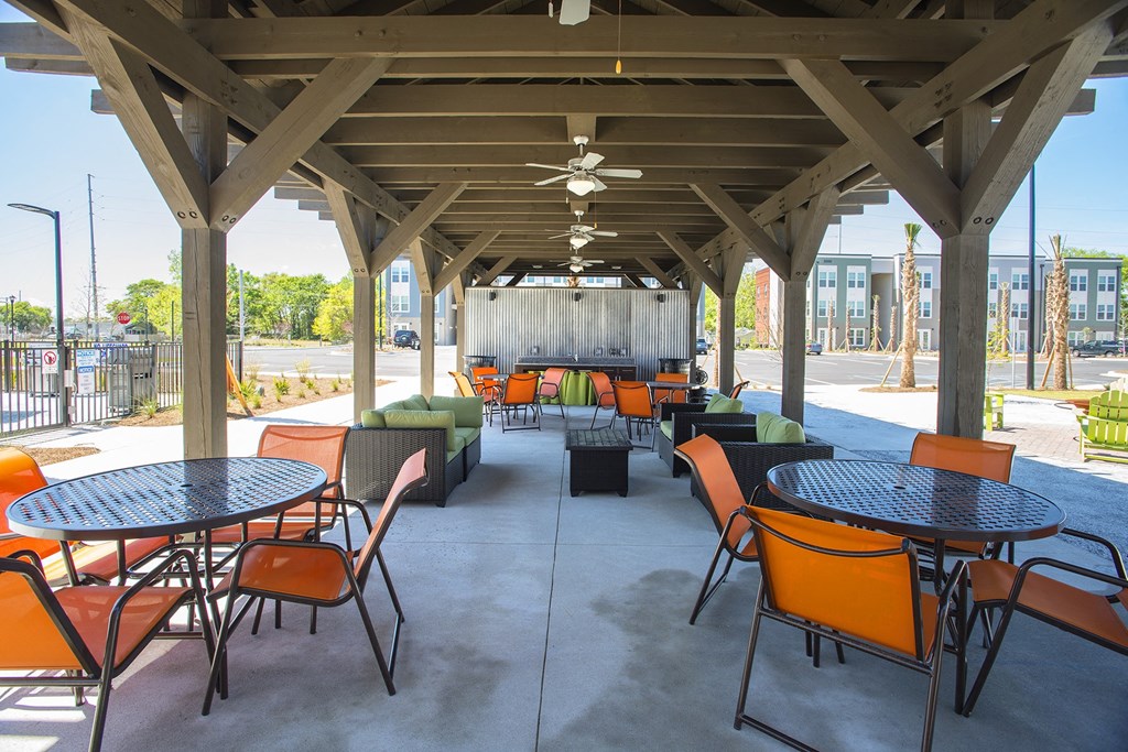 Outdoor Lounge at The Factory at Garco Park, South Carolina