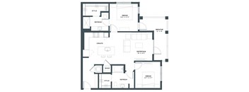 B1 Floor Plan at Makara Orlando, Orlando, FL, 32817