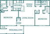 2 Bedroom 2 Bath Deluxe - Renovated