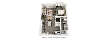 A3- JAGGER Floor Plan at The Factory at Garco Park, South Carolina