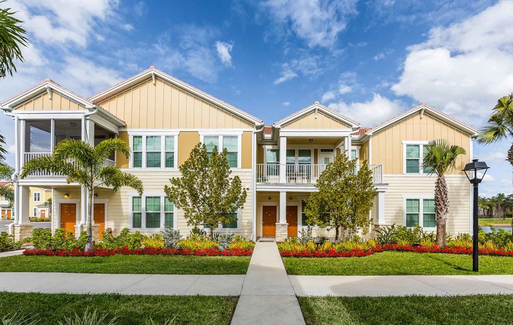 our apartments showcase a beautiful lobby