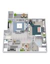 692 sq.ft. 1 bedroom 1 bathroom F 692 sq.ft. 1 bedroom 1 bathroom F at The Columns at Westchase, Houston, TX