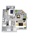 692 sq.ft. 1 bedroom 1 bathroom M 692 sq.ft. 1 bedroom 1 bathroom M at The Columns at Westchase, Houston, Texas