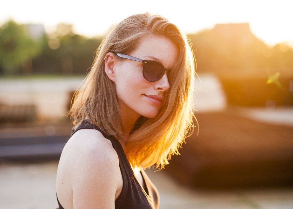 Woman Sunflare at Waterline Bonita Springs, Florida