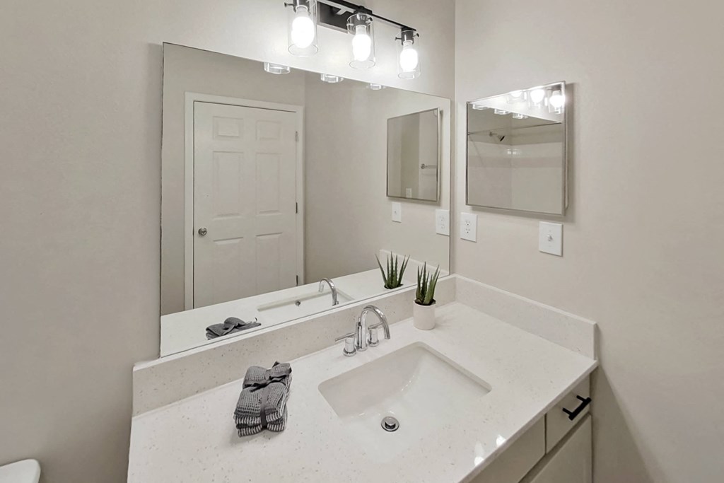 renovated bathroom view