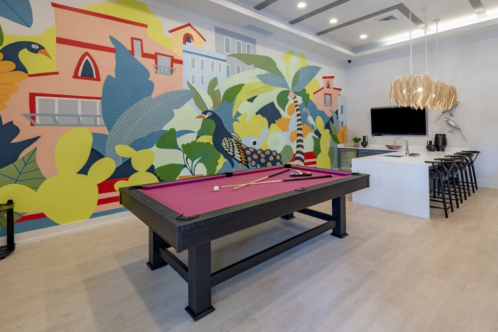 Billiards Table at Makara Orlando, Orlando, Florida
