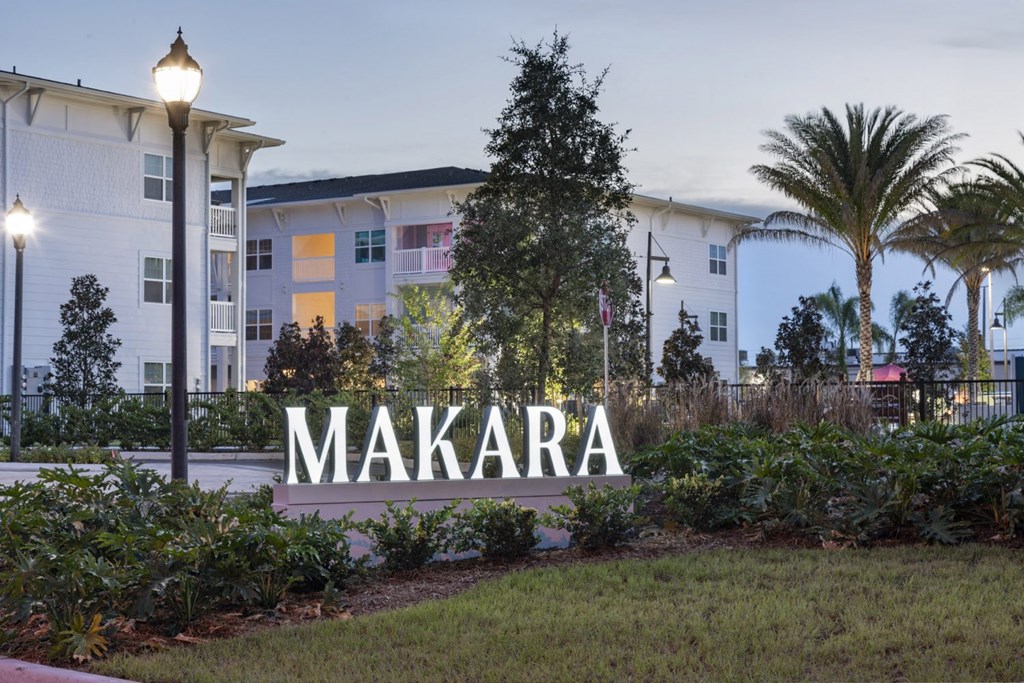 Property Signage at Makara Orlando, Florida