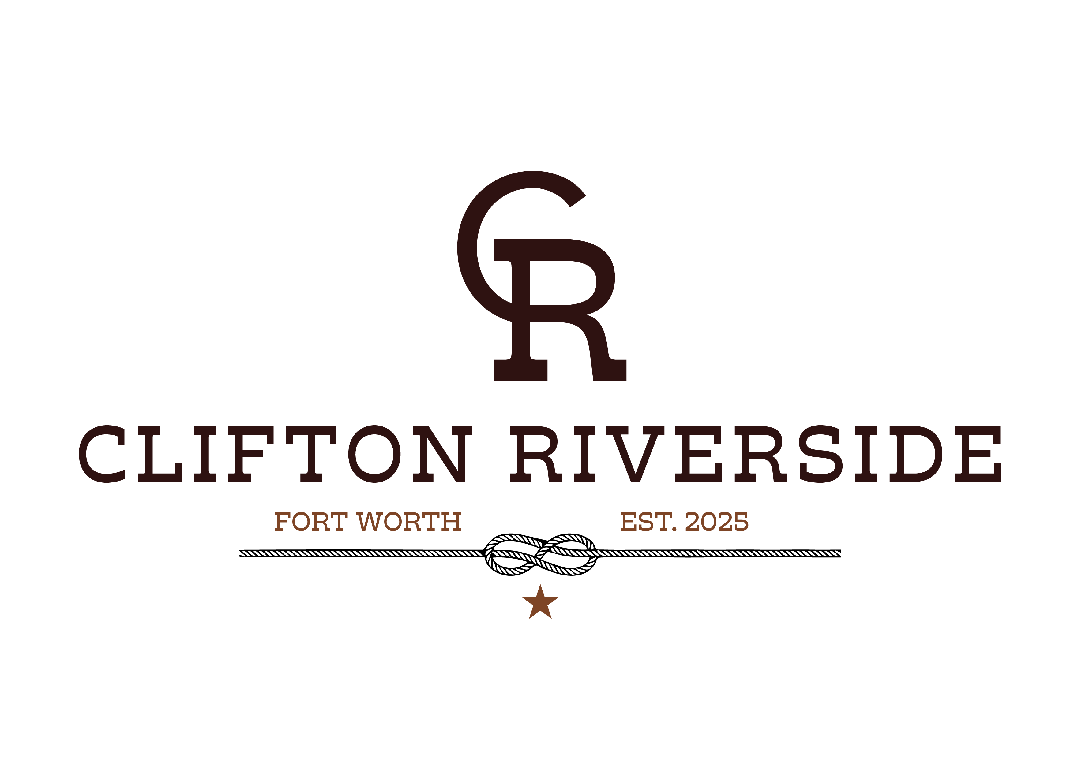 A logo with the text "Clifton Riverside Fort Worth" and the year "2029" is displayed.