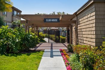 the clubhouse on a sunny day