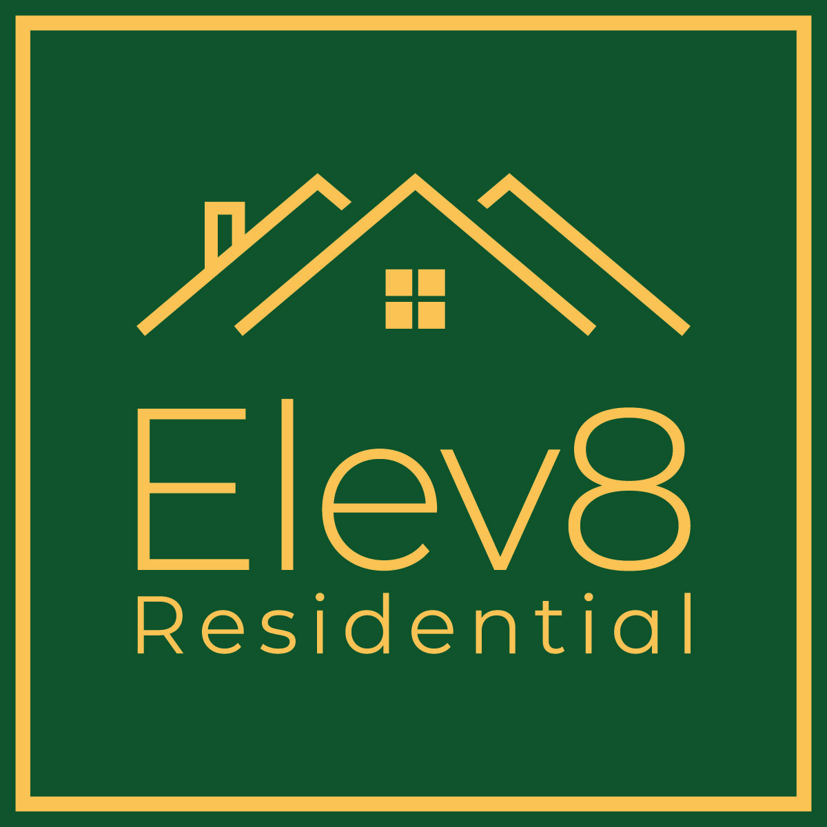 A logo with a house and the text "Elev8 Residential" is displayed.