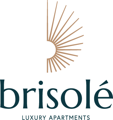 The image is a logo for Brisole luxury apartments.