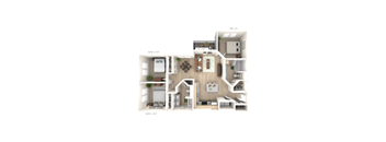 a 1 bedroom floor plan  studio