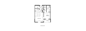 A black and white image of a floor plan for a 68-plex.