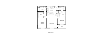 A black and white image of a 6B-PLEX PLAN 3.