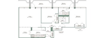 Two Bed One and a Half Bath