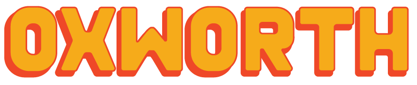 The image displays the word "OXWORTH" in large, bold letters.