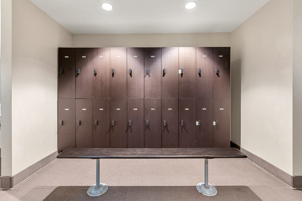 Allure Hermann Park | Fitness Center with Furnished Locker Rooms
