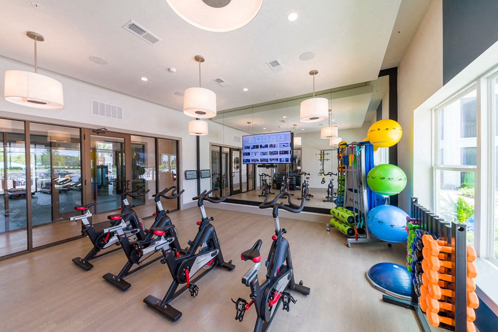 Ciel Luxury Apartments | Jacksonville, FL | Yoga, Spin & TRX Training Zone