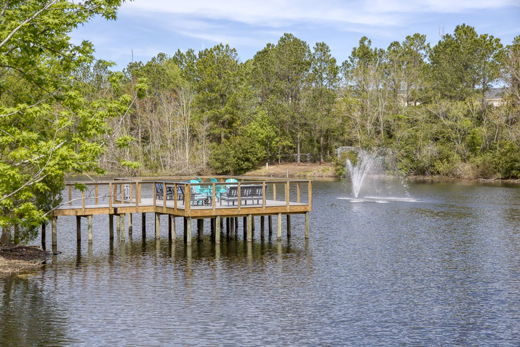 Ciel Luxury Apartments | Scenic Lake with Boardwalk