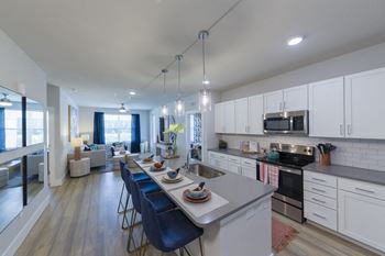 Kitchen and Livingroom