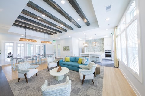 Madison Palms | Jacksonville, FL | Clubroom with Kitchen  and TV