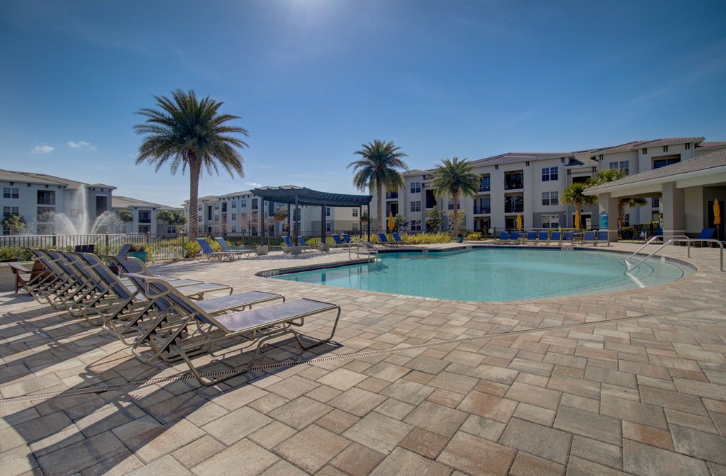 Coralina Apartments | Cape Coral, FL | Island-Style Lagoon Pool