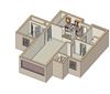 2 Bedroom 1 Bathroom Floor Plan 2 Bedroom 1 Bathroom Floor Plan