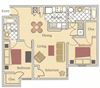 2 Bedroom 2 Bathroom Floorplan 2 Bedroom 2 Bathroom Floorplan