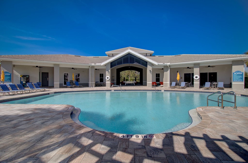 Coralina Apartments | Cape Coral, FL | Island-Style Lagoon Pool