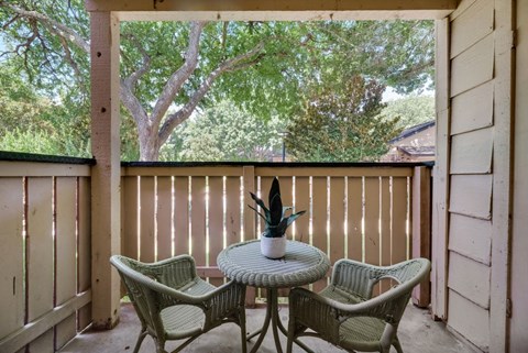 The Park at Wintergreen Apartments | DeSoto, TX  | Patio/Balcony