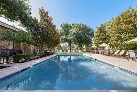The Park at Wintergreen Apartments | DeSoto, TX  | Swimming Pool and Sundeck
