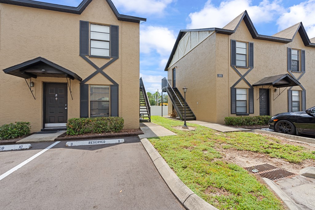 our apartments offer a parking lot for your car
