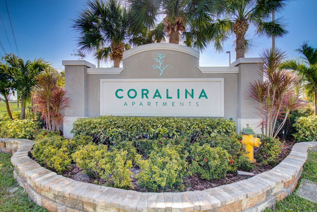 Coralina Apartments | Cape Coral, FL | Entry Sign