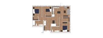 Ambar Trail | 3 Bed 2 Bath 1224 sq. ft. | Homestead, FL