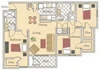 3 Bedroom 2 Bathroom Floorplan 3 Bedroom 2 Bathroom Floorplan