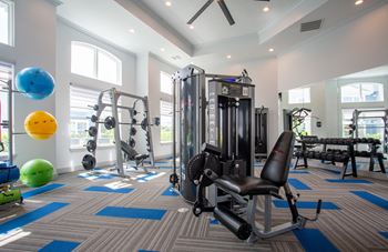 Bahia Cove Apartments Fitness Center with Cardio Room and Kids Area