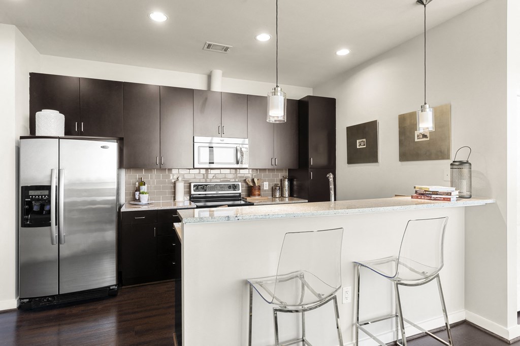 Allure Hermann Park | 2 Bedroom Model Kitchen