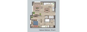Ambar Station | 1 bed 1 bath 755 sq. ft. at Ambar station, Homestead, FL