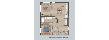 Ambar Station | 1 bed 1 bath 840 sq. ft. at Ambar station, Homestead, FL