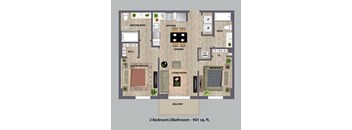 Ambar Station | 2 bed 2 bath 901 sq. ft. at Ambar station, Homestead Florida