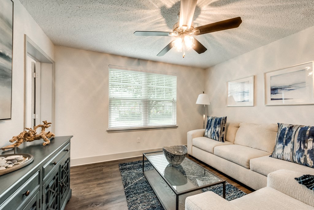 Bahia Cove Apartments Model Living Room