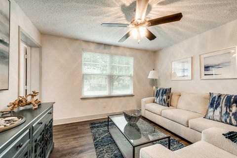 Bahia Cove Apartments Model Living Room