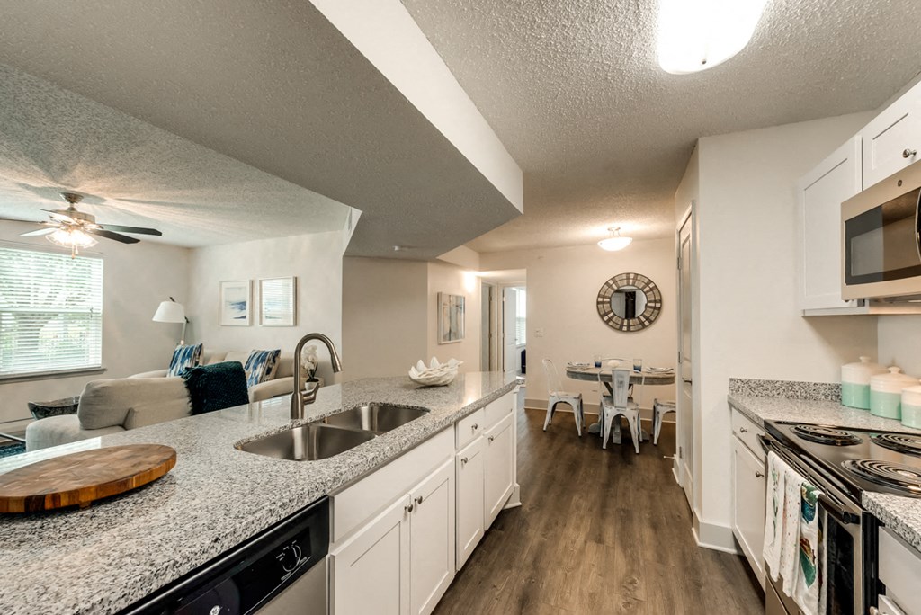 Bahia Cove Apartments Model Kitchen