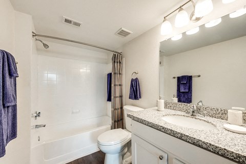 Bahia Cove Apartments Model Bathroom