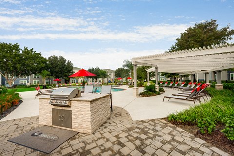 Bahia Cove Apartments Outdoor Summer Kitchen