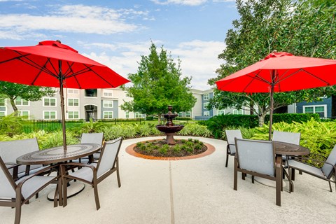 Bahia Cove Apartments Outdoor Seating Area