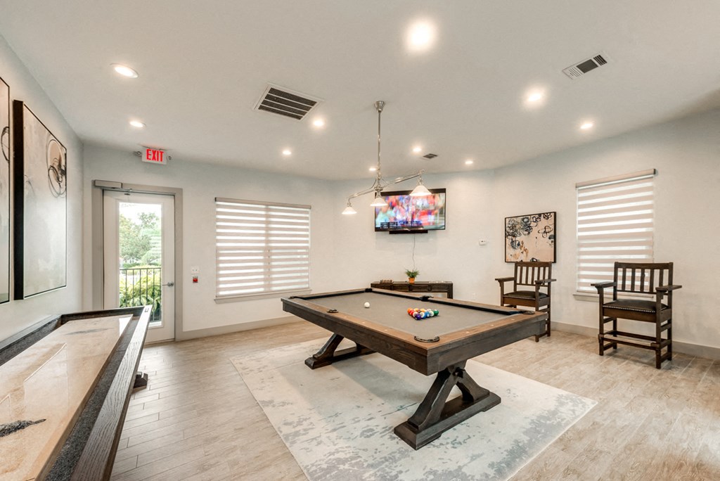 Bahia Cove Apartments Billiard Room with Indoor Shuffleboard