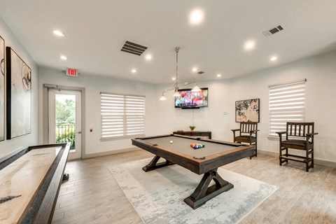 Bahia Cove Apartments Billiard Room with Indoor Shuffleboard