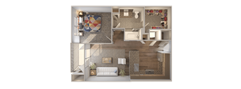 Skyline at Midtown A10-1 Floorplan